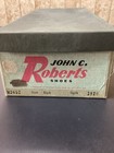 Vintage John Roberts Men   s Shoes Nos M3652 Siena Black Loafers Sz 12c 1950s Rare