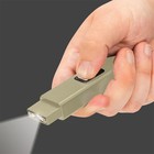 Stun Gun 800-380 Bv Mini Rechargeable Led Flashlight Gold