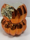 Bath   Body Works 4 75  Stacked Pumpkins Gentle Foaming Soap Holder Metallic