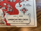 C1945 Ruth Taylor White Map  A G i  View Of American Red Cross China India Burma