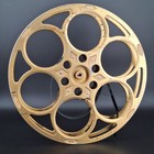 Vintage Goldberg Brothers 35mm Movie Projector Film Reel  6 Hole  Cast Aluminum