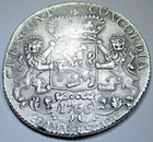 1766 Netherlands West Friesland 1 2 Ducaton Silver Rider Horse Vf-xf 1700 s Coin