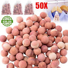 50x 100  Nature Aromatic Cedar Balls Repels Insect Mildew For Closet W satin Bag