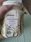 Anthropologie Apothecary 18 Sandalwood Vanilla Ceramic Jar Candle W lid