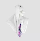 Nwt Carter s Just One You White Bunny Pink Blue Floral Security Blanket Lovey