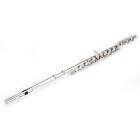 Nickel Plated 16 Closed Hole C Tone Silver Flute Student Instrument For Beginner