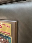 Philadelphia Phillies Vintage 1980 World Championship Plaque  excellent Shape 