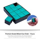Freetime Fun 12-pack Of Premium Green Pool Billiard Cue Stick Chalk