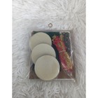 New Vintage Fibre Craft Shimmer Stitch Makes 3 3  Ornaments Christmas 9137