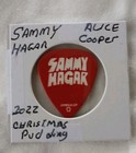 Sammy Hagar alice Cooper Guitar Pick Christmas Pudding 12 3 2022 Phoenix Arizona