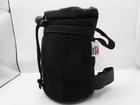 2 Pack Kemimoto Large Black Bicycle Cup Holder With Mesh Pockets Phone Bag