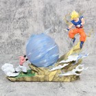 Anime Dragon Ball Z Son Goku Vs Majin Buu Figure Gk Statue Action Toy New 22cm