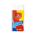 5x Vertex White Pencil Eraser Rubber Set Smudge-free Soft Erasing School Office