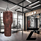 Handmade Cowhide Uppercut Punching Bag   Heavy Boxing   Mma Training Leather Bag