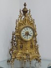 Antique Bronze Mantel Clock