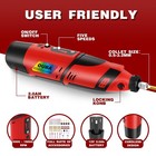 Cordless Electric Chainsaw Sharpener Kit 54pcs W  Diamond Wheels   Battery