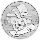 2020 Tuvalu Fdi Ngc 69 Bart Simpson -the Simpsons Series  1oz Silver Coin Ngc 69