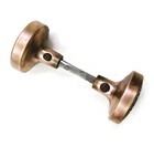 Pair Of Antique Vintage Eastlake Victorian Ornate Door Knobs W  Spindle Salvage