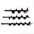 3pc 4 6  8  Drilling Bit For Garden Gas Power Earth Auger Post Fence Hole Digger