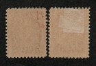 Canada Scott 87-88 Two-cent Victoria Surcharges Mint Hinged 2021 Cv  50