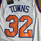 Karl Anthony Towns Signed Ny Knicks Jersey Autographed Coa
