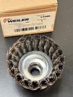 Weiler 13286 2-3 4  Single Row  020 Wire Cup Brush  5 8-11 A h   sra-2  Usa Made