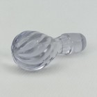Mcm Glass Stopper Purple Swirl 1960s