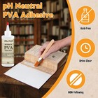 4oz Ph Neutral Pva Glue Acid-free Professional Book Binding Adhesive Dries Clear