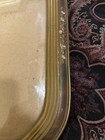 Antique Curved Glass Ornate Frame 18    X 12    Frame  2  chipped 