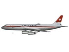 Douglas Dc-8 Swissair Desk Wood Airplane New Model Large Scale 1 100