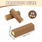 Pencil Erasers Rubber  10 Pcs Art Eraser Scented  Dark Brown green