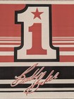 Vintage Buddy Baker   1 Uno Souvenir Racing Flag Nos Never Mounted Rare