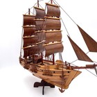 Large Handmade Wooden Tall Ship Model Sailing Ship W  Stand Nautical Maritime