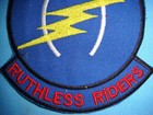 Vietnam War Patch  Us B Troop 7th Sq 17th Air Cavalry Rgt Ruthless Riders