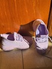 Sport Girls Lavender Purple Rhinestone Knit Chunky Sneakers
