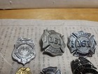 Vintage F d  Fire Dept Fireman Uniform Button Lot 9 Extra Quality