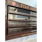 Vintage Star Mercerized Sewing Cotton 4 Drawer Metal Spool Cabinet American Co