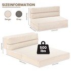 Folding Sofa Bed  Convertible Sleeper Chair With Pilow Foldable Matress  2 In   
