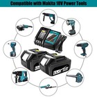 For Makita 18 Volt 6 5 Ah Lxt Lithium-ion Bl1850b Bl1860b Bl1830 Battery Charger