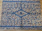 Vintage 1930s-40s Hand-stitched Large Yo-yo Quilt Circular Rosettes 78 X 60  