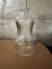 Vintage Clear Glass Bottle Hazel Atlas Tiny Cork Shaped Bottle