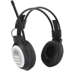 Fm Portable Radio  Stereo Headsetwith Lcd over Ear Foldable  Pocket Walkmen C   