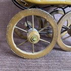 Vintage Victorian Wicker Baby Doll Buggy     Pram Carriage Stroller W  Parasol 