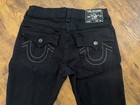 True Religion Men s Black Relaxed Straight Mid Rise Jeans 32