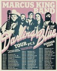 Marcus King 2026 Summer Tour Dtaes Darling Blue Poster