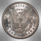1904-0  1 Morgan Silver Dollar Cac Ms64 Near Gem Toning New Orleans Mint Usa-new