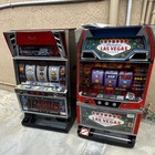 Las Vegas Collectible Antique Mechanical Slot Machines Set Of 2