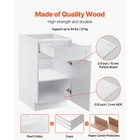 Shaker Base Cabinet 18  W X 24  D X 34 5  H Ready To Assemble With Drawer White