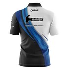 Custom Name Hammer Blue Flutter Bowling Jersey Shirt S-5xl New