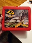 Vtg 1992 Jurassic Park Lunch Box W  Recalled Bio Hazardous Thermos W  Tags